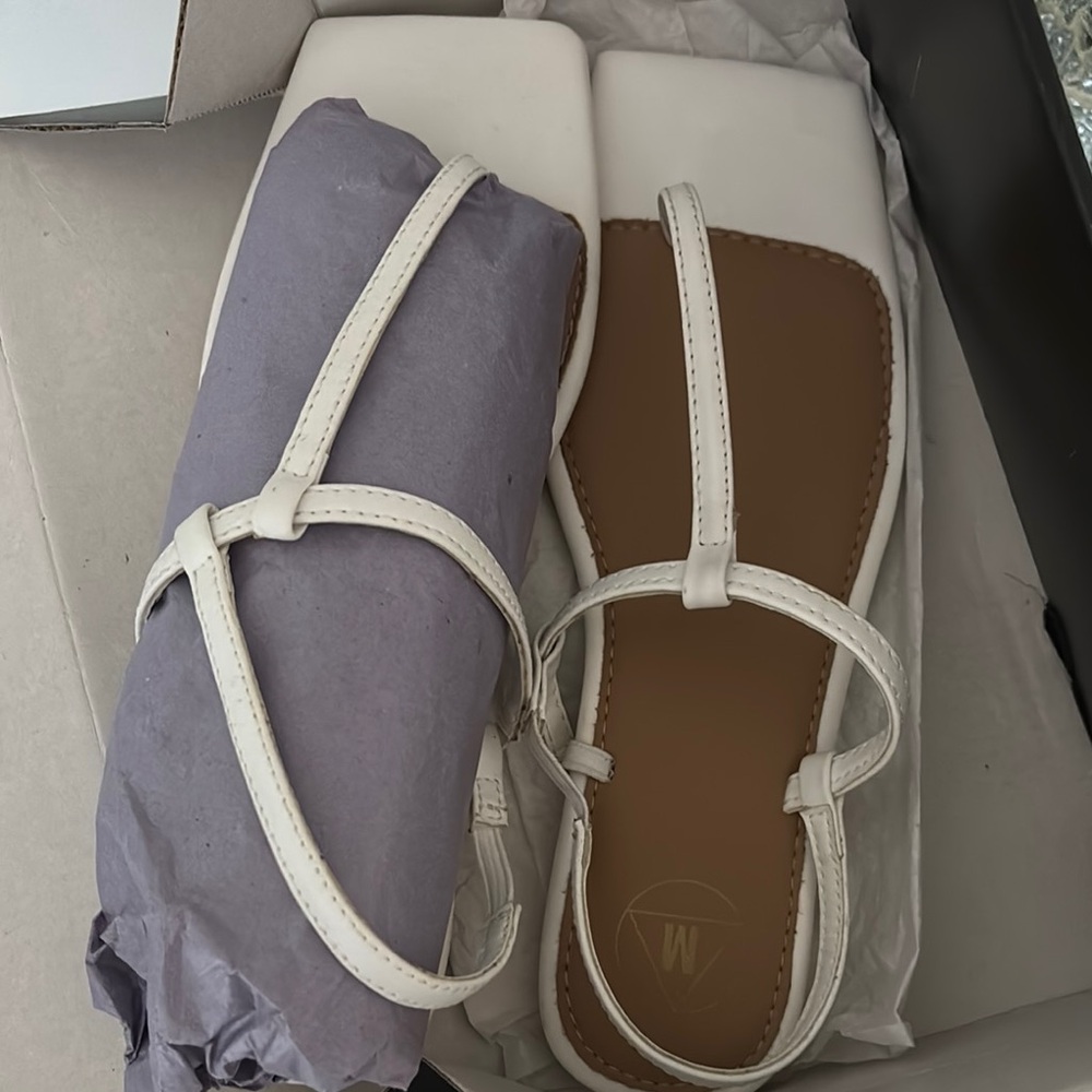 MISSGUIDED Square Toe Sandals